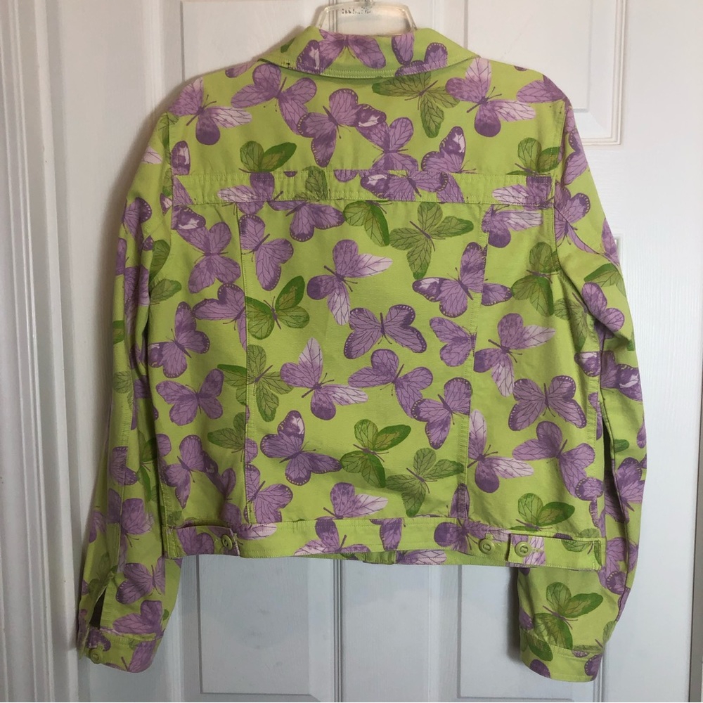 Liz Claiborne Butterfly Jacket Size XL - Picture 8 of 8